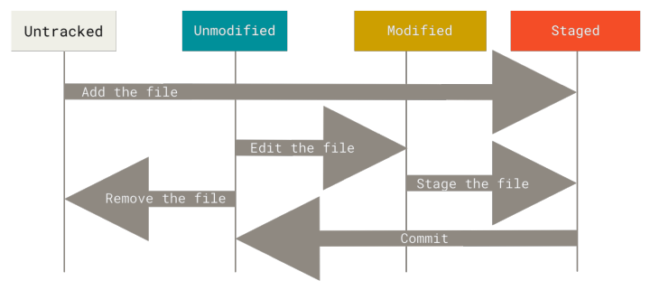 Git file states
